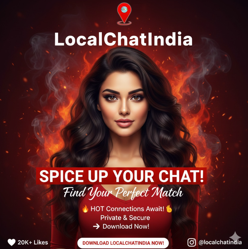 Happy Indian couple finding love on Local Chat India dating app