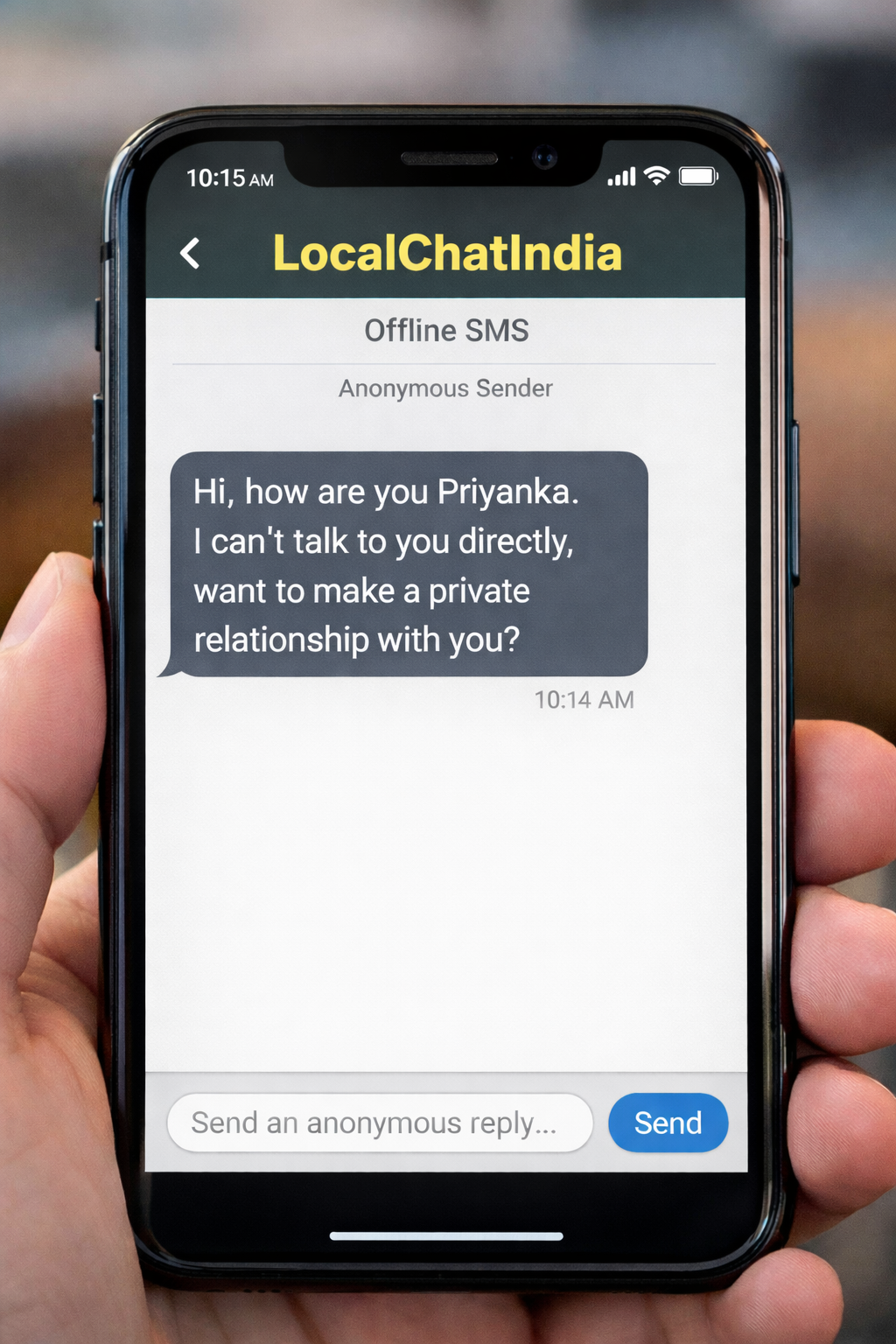 Local Chat India Offline SMS Feature